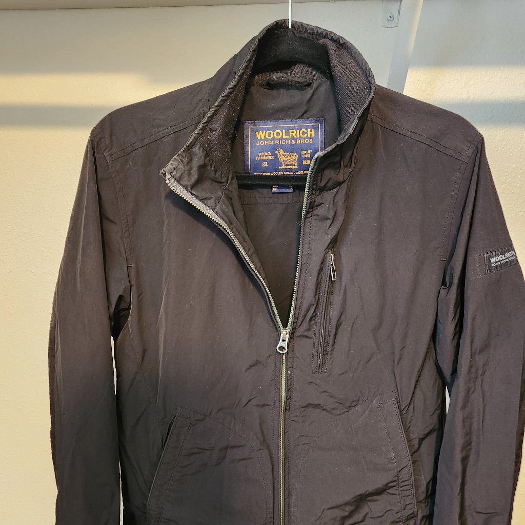 Mens Woolrich Jacket Size Xs In Black Mens Woolrich Jacket Size Xs In Black